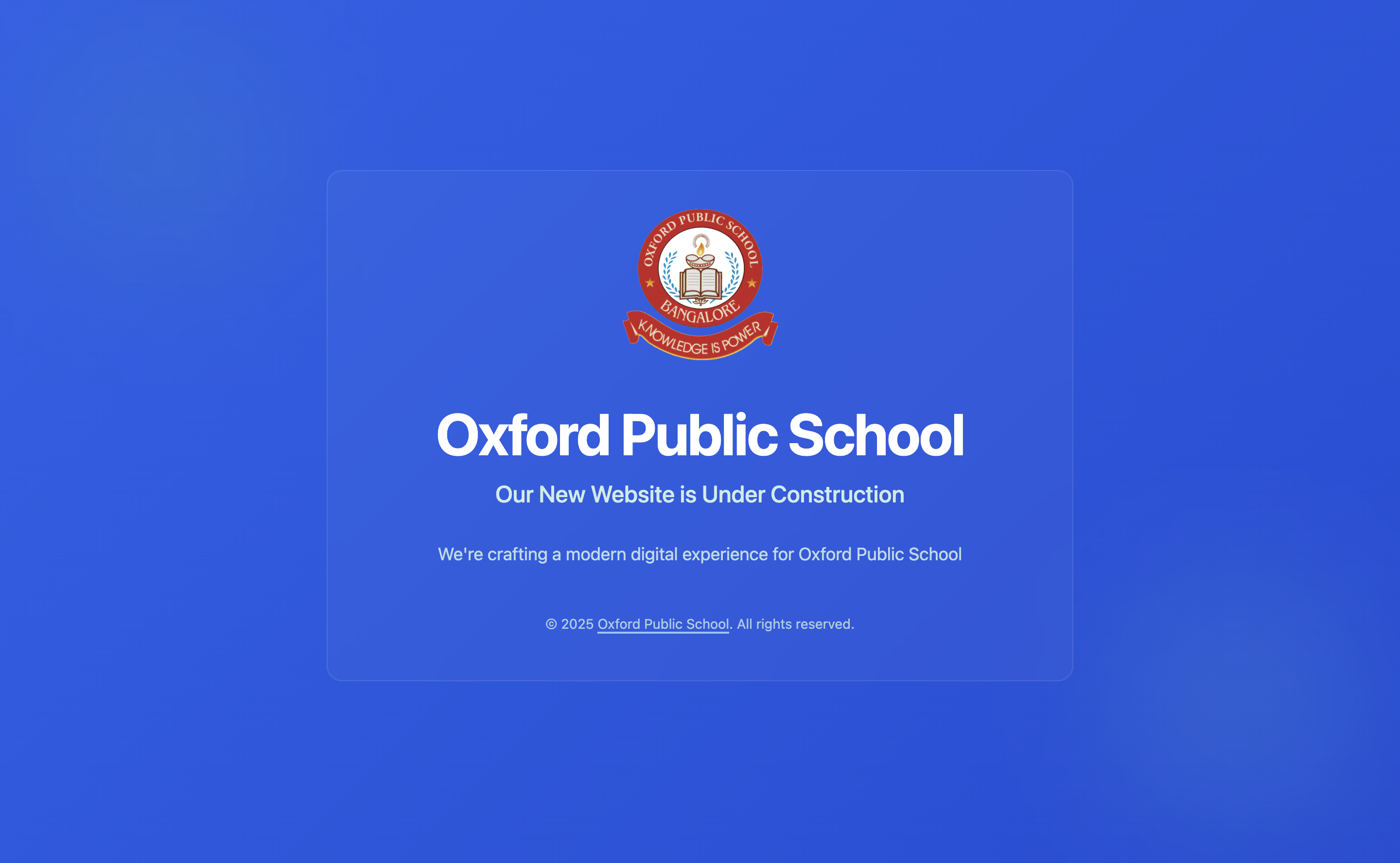 Oxford Public School